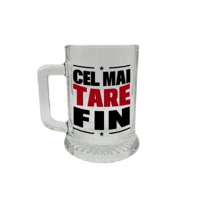 Cel mai tare fin, halba cu mesaj