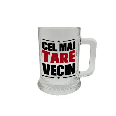 Cel mai tare vecin, halba cu mesaj