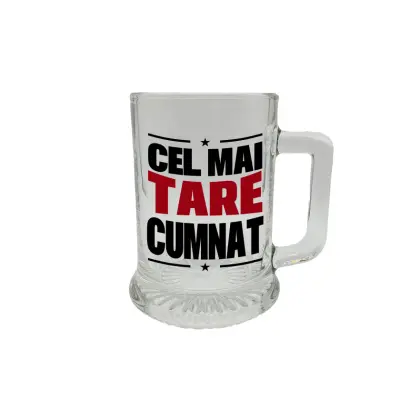 Cel mai tare cumnat, halba cu mesaj