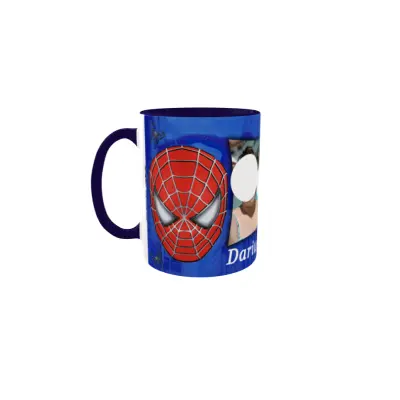 Spiderman, cana personalizata cu poza si text, 330ml, model 3368