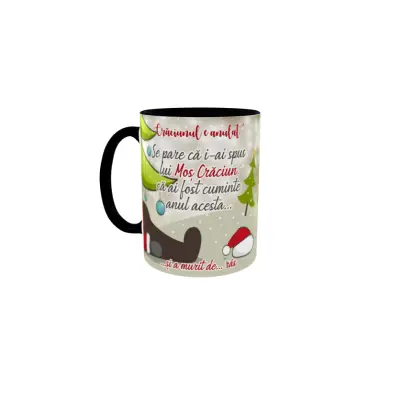 Craciunul e anulat, cana ceramica, 330ml, model cgs1706