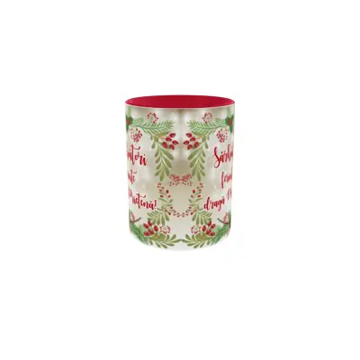 Sarbatori fericite draga prietena, cana ceramica, 330ml, model cgs1716