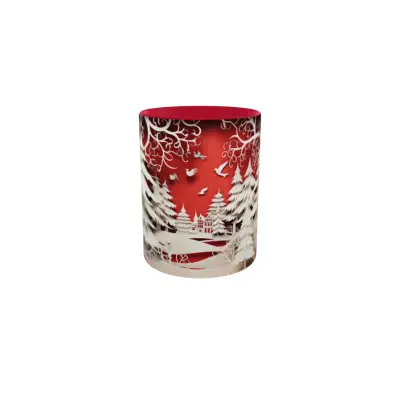 Iarna decor, cana din ceramica, 330ml, model cgs1787
