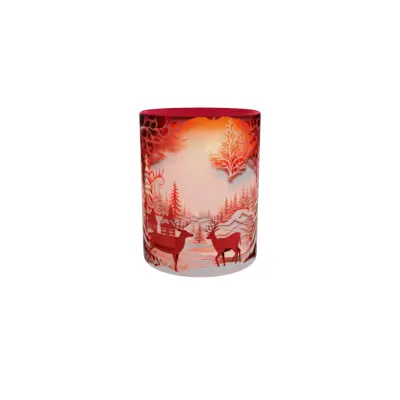 Iarna decor, cana din ceramica, 330ml, model cgs1795