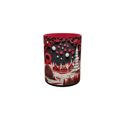 Iarna decor, cana din ceramica, 330ml, model cgs1799