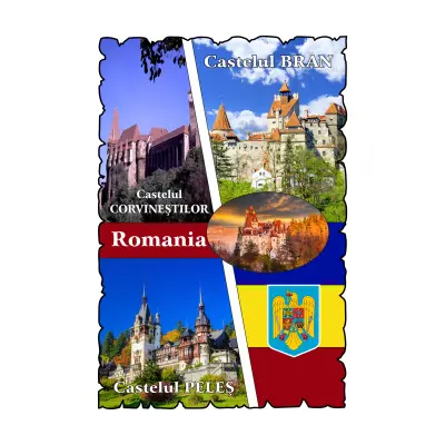 Castele romania, magnet frigider mgs177
