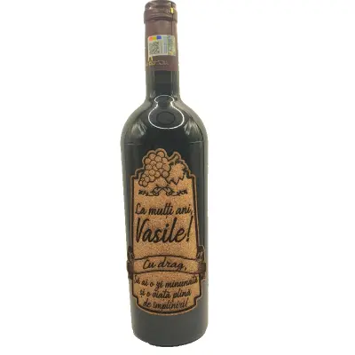La multi ani vasile, editie limitata, vin rosu cabernet sauvignon, demisec, 750ml, 13.5% alcool