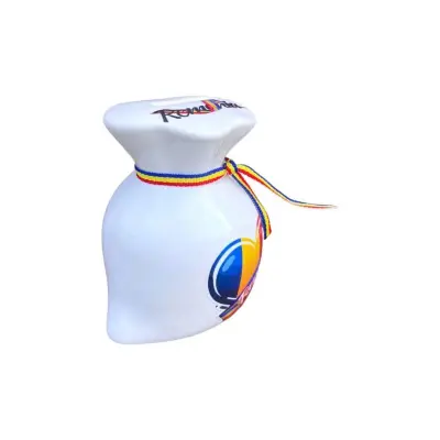 Inima romania, pusculita suvenir sac, model 2