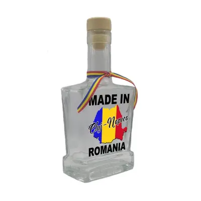 Made in cluj-napoca romania, sticla cu mesaj plata, 500 ml, model divgs179 06 05