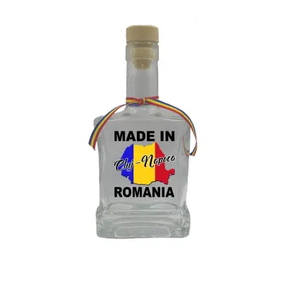 Made in cluj-napoca romania, sticla cu mesaj plata, 500 ml, model divgs179 06 05