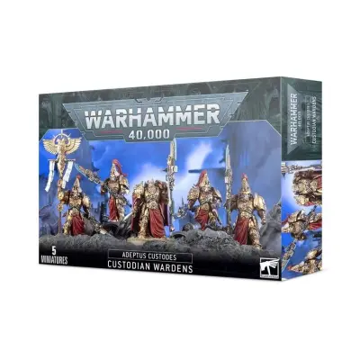 Adeptus custodes: custodian wardens, warhammer 40000, games workshop, model 01-11